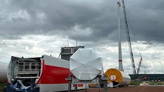 Vestas V162 im Detail  Windpark Beuchte  Nahost Tour 5 [upl. by Harding]