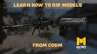 Learn how to extract 3D Models from CODM  Tutorial READ PINNED COMMENT FOR INFO [upl. by Nnylatsyrc543]