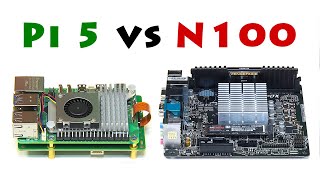 Raspberry Pi 5 vs N100 PC featuring Ubuntu 2310 [upl. by Kerrill]