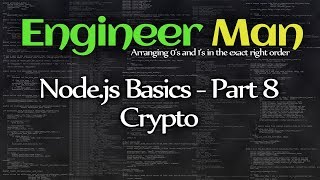 Cryptography  Nodejs Basics Part 8 [upl. by Sorci]