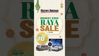 Harvey Normans BIGGEST EVER Raya Sale Ends 30 April sale raya [upl. by Rehotsirhc82]