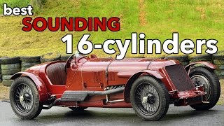 10 Best Sounding 16Cylinder Engines [upl. by Dnilazor59]