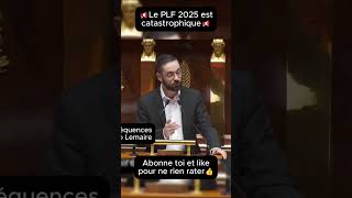 Plf 2025 terrible pourtoi audition politique pt lfi shortfrance michelbarnier [upl. by Neeruam496]