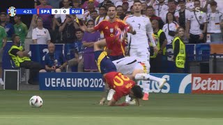 Toni Kroos Awful Rough 😖 Pedri Injury Spain vs Germany 21 Goals Results And Extended Highlights [upl. by Hermie992]