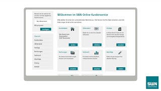 Das SWNKundenportal Registrierung und Anmeldung [upl. by Callan974]