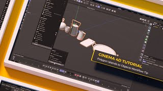 Cinema 4D Tutorial Polygon Islands to Objects Tool [upl. by Casimire]