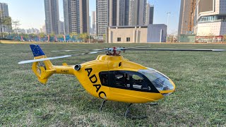 FLISHRC 450 EC135 Scale Rc Helicopter with H1 Flight control [upl. by Muncey]