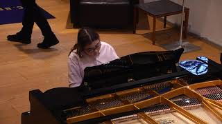 Kirill Gerstein Masterclass for IMS Prussia Cove Alexandra Stychkina plays Mozart Sonata in D K284 [upl. by Nicolette585]