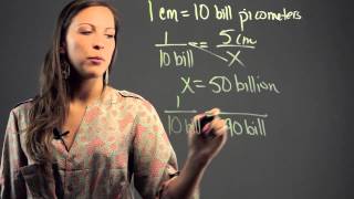 How to Convert Length From Centimeters to Picometers  Math Education [upl. by Nyladam831]