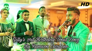 New Konkani Toast Song 2023  Gillys 21st Birthday  By Ramson Cardoso [upl. by Haldeman]