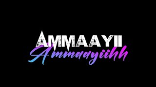 Ammayi Ammaayi Song black screen lyrics Animal movie songstetuswhatsapp statusediting [upl. by Ramon991]