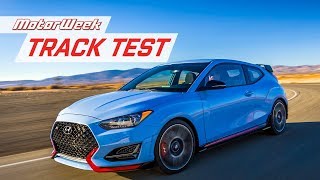 2019 Hyundai Veloster N  Track Test [upl. by Macfarlane]