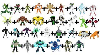 Ben10 Fusion Fan Art 32 to one 25 [upl. by Arakahs]