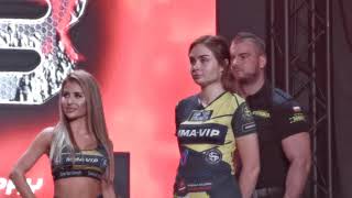 WIKTORIA VS POLSKI KEN  WAŻENIE PRZED MMAVIP 3 [upl. by Harsho]