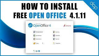 How to download and install Free OpenOffice 4111  OpenOffice 2021 Tutorial [upl. by Aimek]