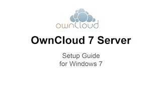 OwnCloud 7 Server Setup Windows 7 [upl. by Gile448]