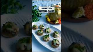 Stuffed mushrooms 🍄🍄  recipe yummy and tasty 😋😋  shots viralvideo trending ytshorts recipe [upl. by Ciaphus26]