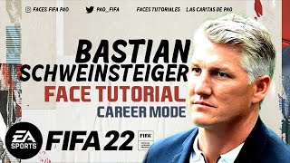 Bastian Schweinsteiger FACE FIFA 22  TUTORIAL  CAREER MODE  MANAGER [upl. by Auric439]