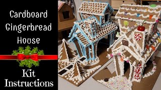 Gingerbread House Kit 124 Scale Instructions [upl. by Minni]