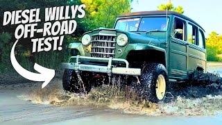 We OffRoad Tested Our Diesel Swapped Willys Jeep Wrangler With Electric AC [upl. by Rexana]