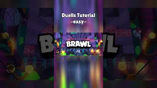 How to push in duells EASY brawlstars shorts lukro tutorial likeandsubscribe [upl. by Robena]