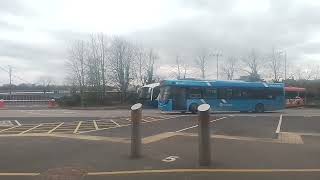 Translink Bus reversing out of the Derry Londonderry bus 🚌 centre [upl. by Avilys]