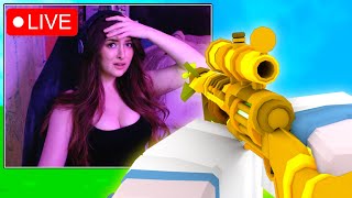 I Joined Streamers With The Most PAY TO WIN Weapon in Roblox [upl. by Lacagnia203]