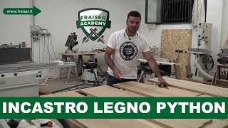 Incastri Legno Professionali su Fresatrice attacco 8mm con Stefano il Falegname [upl. by Herwig981]