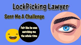 The LockPicking Lawyer Challenged Me Pick This Lock  Challenge Accepted [upl. by Tloc939]