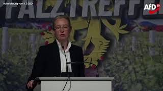 AfDPfalztreffen ReLive mit Alice Weidel Sebastian Münzenmaier René Aust [upl. by Aseeram106]