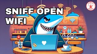 Hacking WiFi Sniffing Traffic from Open Networks [upl. by Colbye674]