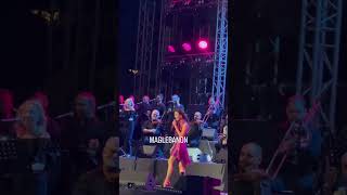 Nancy Ajram in Byblos Lebanon 2024 NancyAjram نانسي عجرم في بيبلوس لبنان نانسيعجرم [upl. by Sillyrama]