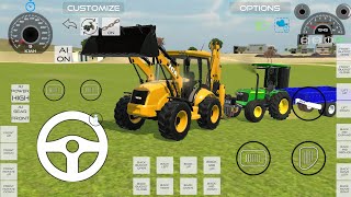 JCB MACHINE 🚜 ll Indian vehicles simulator 3d [upl. by Silin]