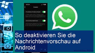 Nachrichtenvorschau auf Android deaktivieren So gehts Schritt für Schritt [upl. by Ahsieym]