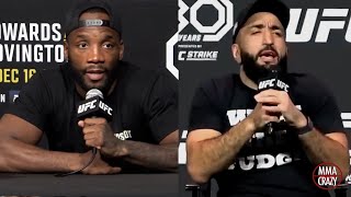 Leon Edwards vs Belal Muhammad 2 Trash Talk Highlights UFC 304 [upl. by Laeno]