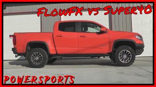 Flowmaster FlowFX vs Super 40  Sound Test  Chevy Colorado ZR2 [upl. by Millan808]