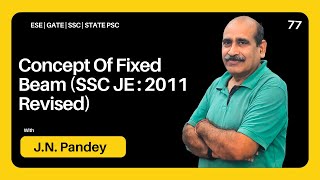 Fixed Beam SSC JE  2011 Revised  Lecture 77 [upl. by Parnas706]