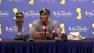 NBA Finals Game 5 Post Game Interview  Kobe Bryant [upl. by Llenral]