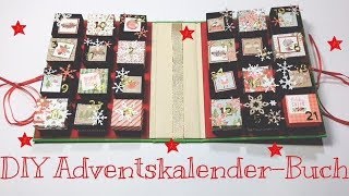 DIY AdventskalenderBuch tutorial  deutsch [upl. by Dib305]