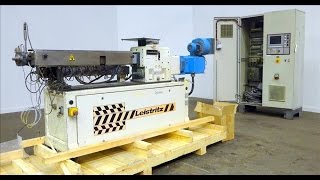 Used Leistritz Type ZSE 27 GL40D TwinScrew Extruder  stock  48394001 [upl. by Ehtylb]