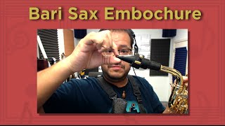 MINI LESSON  The Correct Baritone Saxophone Embouchure [upl. by Yarehs]