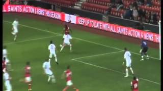 GOAL Saints 11 Arsenal Gervinho [upl. by Onileva644]