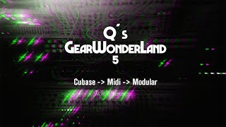 Q´s GearWonderLand 5  Cubase  Midi  ModularSynthesizer [upl. by Sukramal]