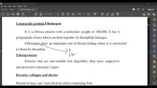 L8 Fibrinogen amp Keratin [upl. by Mij]