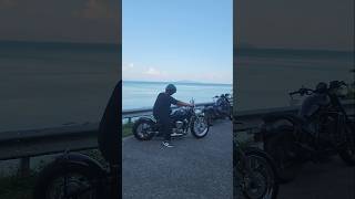 Yamaha dragstar 400 bobber custom  Exhaust sound yamaha custombike bobber classicbikes [upl. by Nagek]