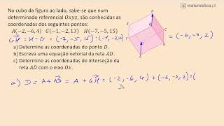 Equação Vetorial da Reta [upl. by Rombert361]