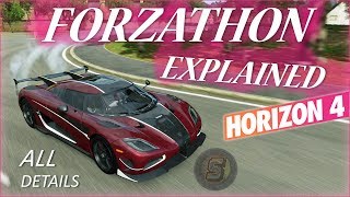 Forza Horizon 4 Forzathon Explained  Forza Horizon 4 Forzathon Shop  Forzathon Points FH4 [upl. by Diahann709]