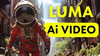 Luma Dream Machine is the Best Ai Video Generator  Tutorial  Free Ai Video [upl. by Oicnevuj]