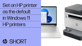 How to set an HP printer as the default printer in Windows 11  HP Support [upl. by Brynna]