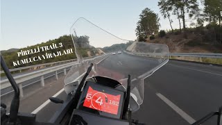 KTM 1290 ADVR YENİ LASTİK PİRELLİ SCORPİON TRAİL 3 KUMLUCA VİRAJLARI PERFORMANSI ISINMA TURU [upl. by Kosel]